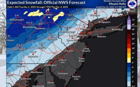 NJ weather: State of emergency in 5 counties as snow, sleet, and ice snarl Tuesday; what to know about school closures and the weather tomorrow