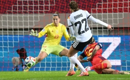 Germany and Spain Draw 0-0 in Women’s Nations League Final First Leg