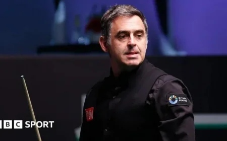 Watch Ronnie O’Sullivan vs Zhou Yuelong Live at 2025 UK Snooker Championship