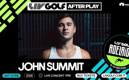 Global DJ John Summit to Headline LIV Golf Adelaide’s Saturday Stage