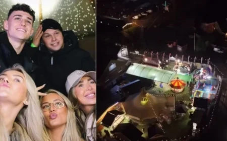 Phil Foden Rents Complete Festive Village for Ideal Christmas Celebration