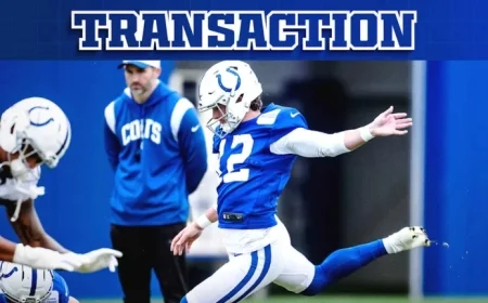 Colts Release Kicker Michael Badgley