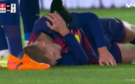 Olmo Scores but Suffers Injury