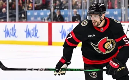 Senators’ Perron to Reach 1,200 Game Milestone Tonight