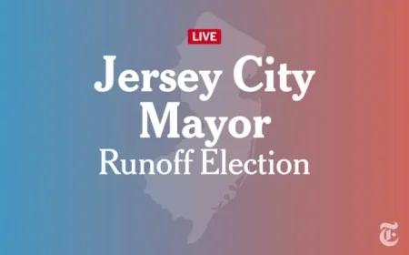 Jersey City 2025 Runoff Election: Mayor Results Announced
