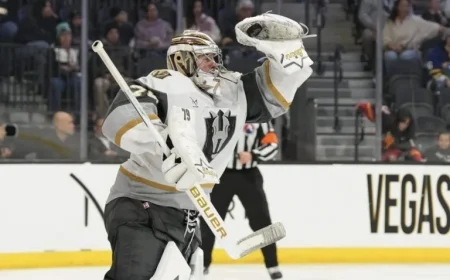 Carter Hart Set for Golden Knights Debut Against Blackhawks Tuesday