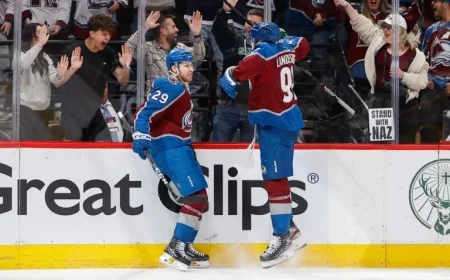 Avalanche Stars Overcome Injury Scares, Ready to Play Tuesday