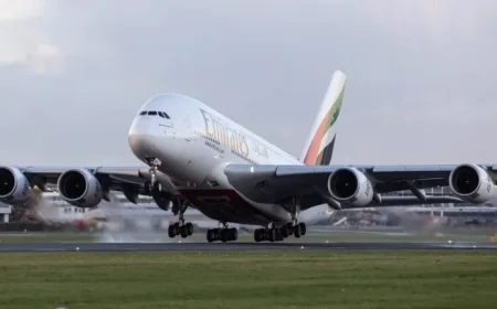Fuel Truck Collision Grounds Emirates Airbus A380 at Manchester Airport