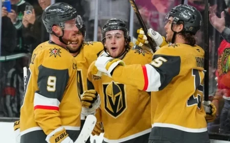 Bowman Equalizes Late; Golden Knights Defeat Blackhawks in Shootout