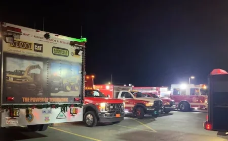 Rescue Crews Save Two Stranded on Middle Cove Cliff
