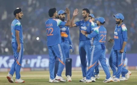 Prasidh Krishna Dismisses Temba Bavuma with Short Ball in 2025 IND vs SA ODI