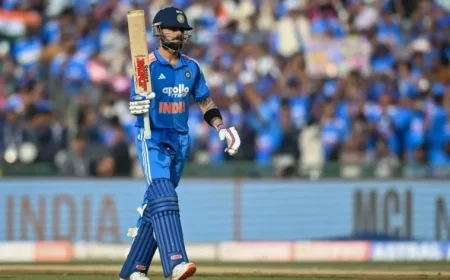 Virat Kohli Hits 53rd ODI Century, Nearing Sachin Tendulkar’s Record