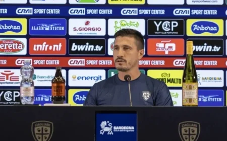 Coppa Italia: Cagliari Battles for Progression at Maradona Stadium, Naples