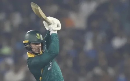 Matthew Breetzke Scores Second Consecutive ODI Fifty Against India: Stats