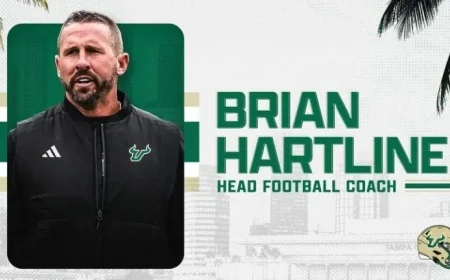 Brian Hartline Appointed as USF Football’s Seventh Head Coach