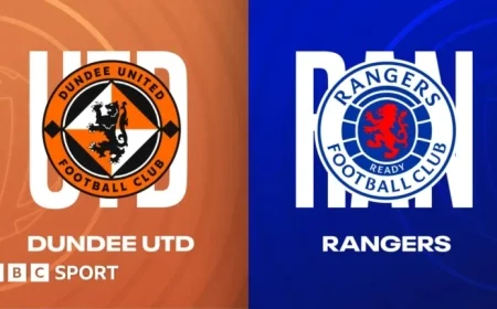 Live Updates: Dundee United vs Rangers in Scottish Premiership Showdown
