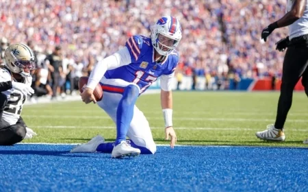 Josh Allen Tops All-Time QB Rushing TDs, Ranks 25th Among Running Backs