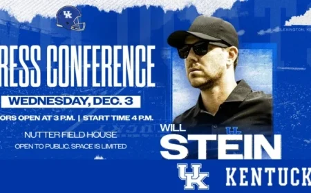 UK Athletics Introduces Will Stein in Live Press Conference at 4 PM