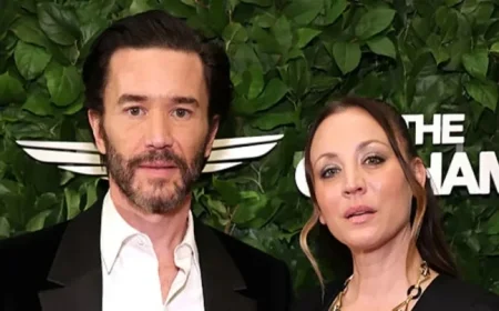 Kaley Cuoco Celebrates 40th Birthday with Fiancé Tom Pelphrey