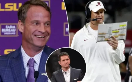 Lane Kiffin Delayed LSU Decision Due to Alabama, Hints Todd McShay