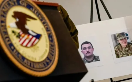 Details Unfold in Fatal Shooting of Two National Guard Members