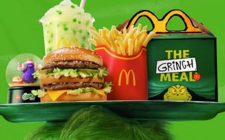 McDonald’s Grinch Meal launches nationwide with pickle-shaker fries, collectible socks, and holiday mischief