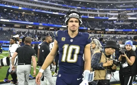 Justin Herbert Misses Practice Following Left Hand Surgery