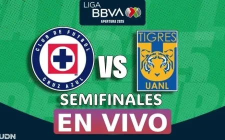Cruz Azul vs Tigres: Live Liga MX Apertura 2025 Semifinal Details