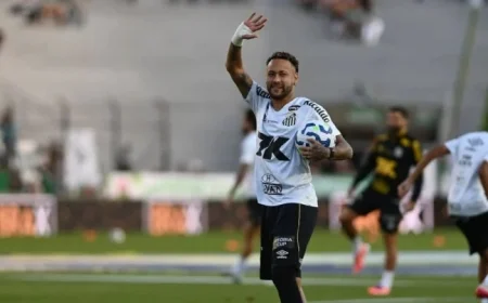 Neymar’s Hat-Trick Propels Santos Towards Relegation Escape After Four Years