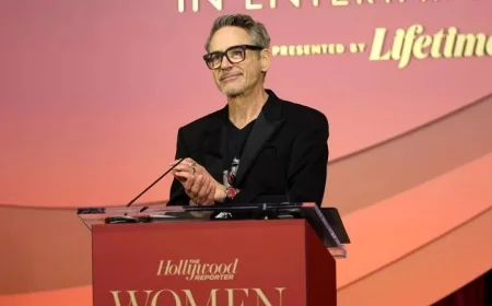 Robert Downey Jr. Lightheartedly Roasts Gwyneth Paltrow at Entertainment Gala