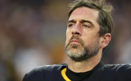 Aaron Rodgers Faces Question on His Sunday Remarks