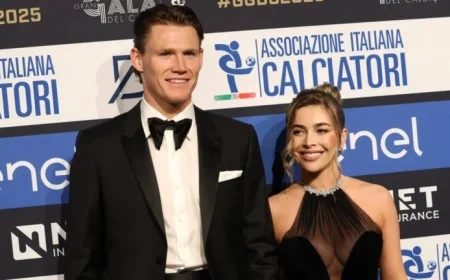 Scott McTominay’s Girlfriend Dazzles in Sheer Dress at Major Award Win