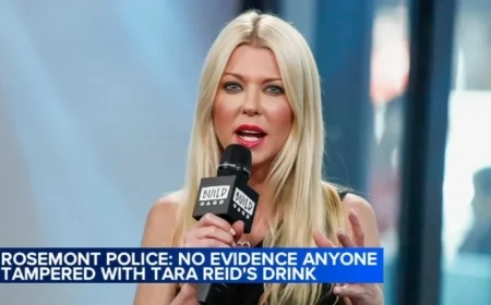 Rosemont Police: Video Confirms Tara Reid’s Drink Untampered at Hotel Bar