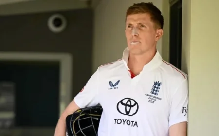 Reignite the Zak Crawley Debate: Ashes 2025/26 Cricket Highlights