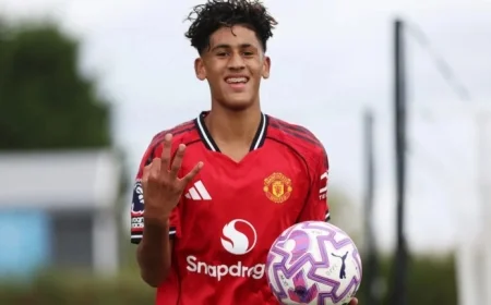 Barcelona Pursues Man Utd Prodigy JJ Gabriel, 15, After U18 Triumph