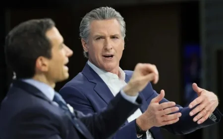Gavin Newsom Criticizes CEOs at DealBook Summit for Yielding to Trump