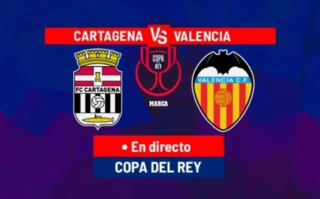 Copa del Rey: Live Updates from Cartagena vs Valencia Match