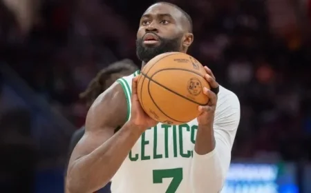 Jaylen Brown Doubtful for Celtics’ Thursday Game vs. Washington Due to Illness