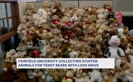 Fairfield University Launches Annual Teddy Bears with Love Donation Drive