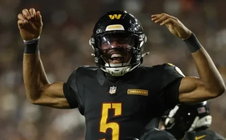 Jayden Daniels Returns to Full Practice After Elbow Injury Recovery