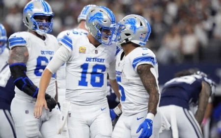Lions Score: Early Lead on TNF as Detroit Punches First Against Cowboys