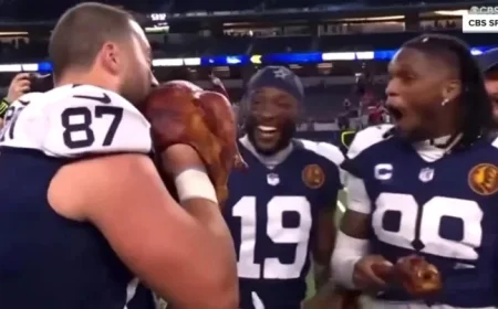 Cowboys Star Sparks Controversy with Thanksgiving Turkey Stunt