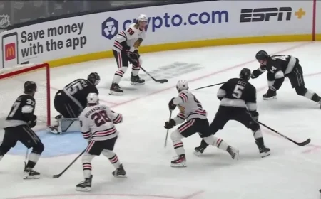 Bedard Scores First Goal