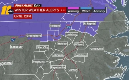 Wintry Mix Expected Friday in Central North Carolina: First Alert Forecast