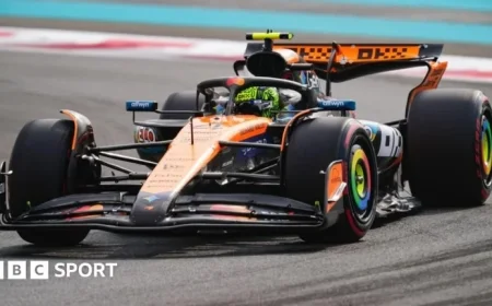 Lando Norris Outpaces Max Verstappen in Abu Dhabi GP Title-Decider Practice