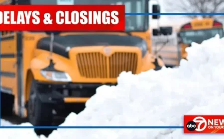 School Closures and Delays in DC, Maryland, and Virginia