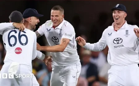 England Fights to Overcome Australia Challenge at Gabba in The Ashes