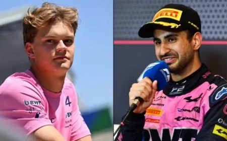 Aron and Maini Secure F1 Sessions with Alpine in Abu Dhabi