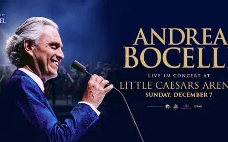 Enter to Win Andrea Bocelli Tickets at Little Caesars Arena