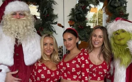 Rio Ferdinand’s Wife Dazzles in Festive Photos After Relocating Abroad